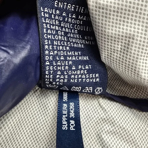 Ralph Lauren Golf Jacket Mens Medium Blue White US Open Pinehurst Volunteer 2014